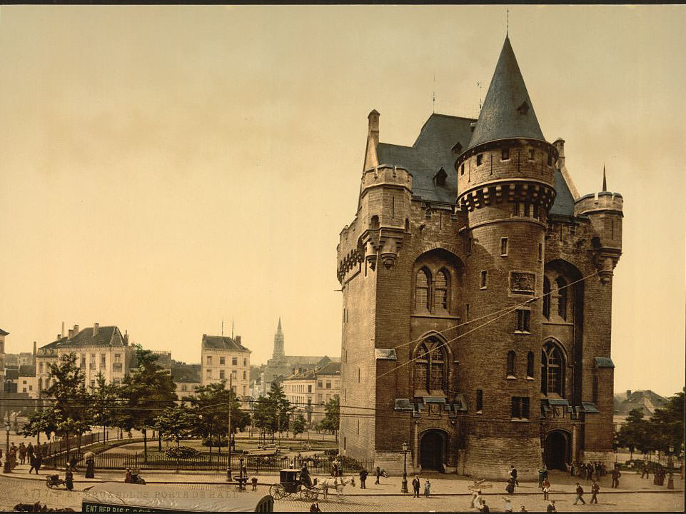 #9 Hall door, Brussels, 1890s