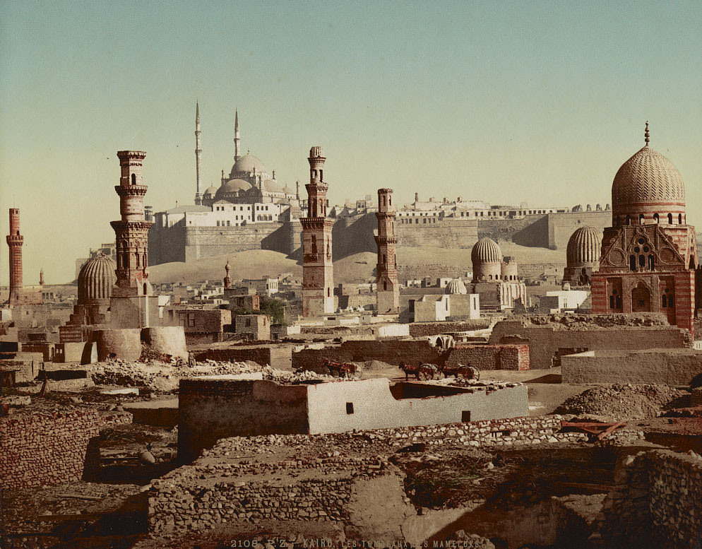 #53 The tombs of the Mamelukes, Cairo, 1890s