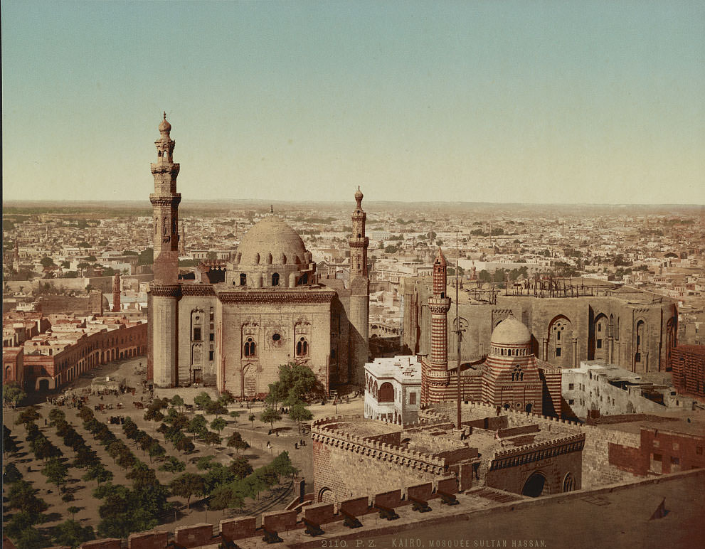 #7 Mosque-Madrassa of Sultan Hassan, Cairo, 1890s