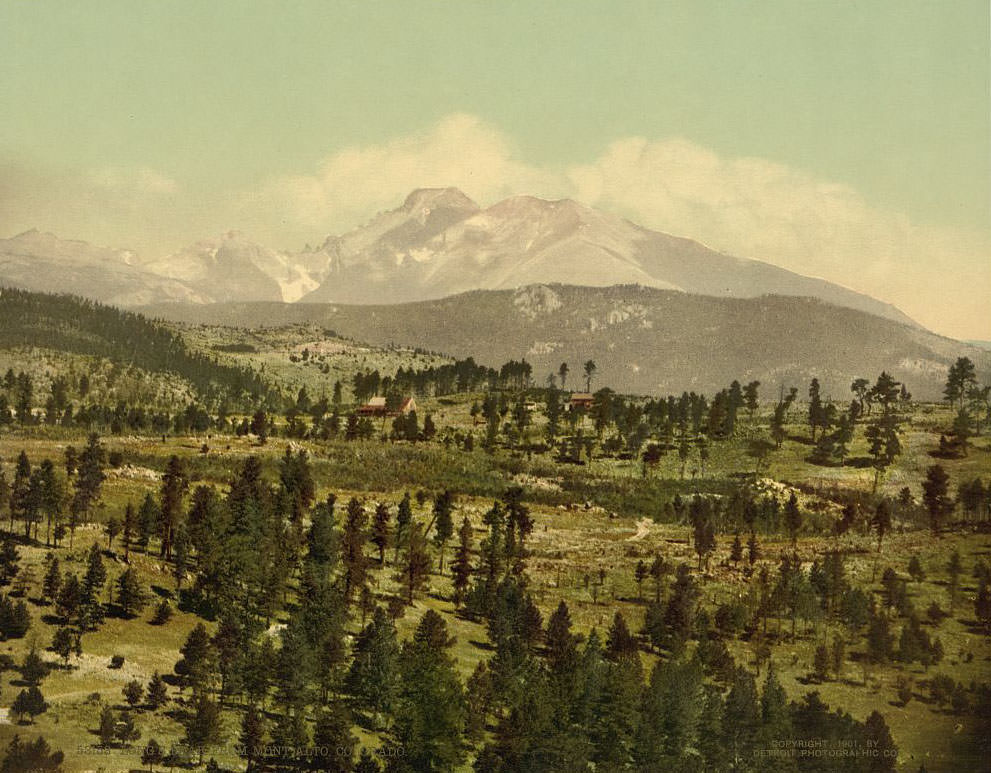 #9 Long’s Peak from Mont Alto, 1890s