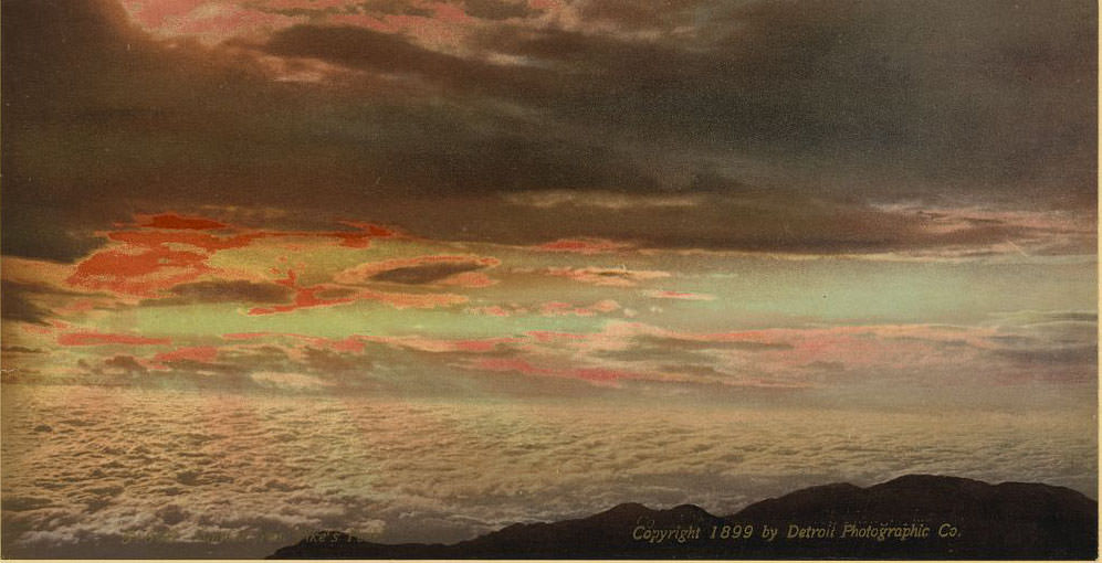 #23 Sunrise from Pike’s Peak, 1890s