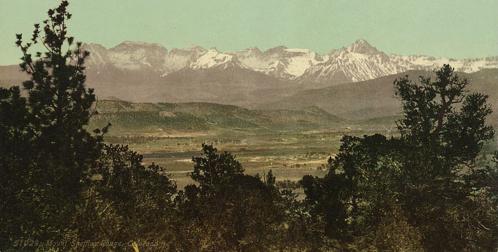 #18 Mount Sneffles Range, 1890s