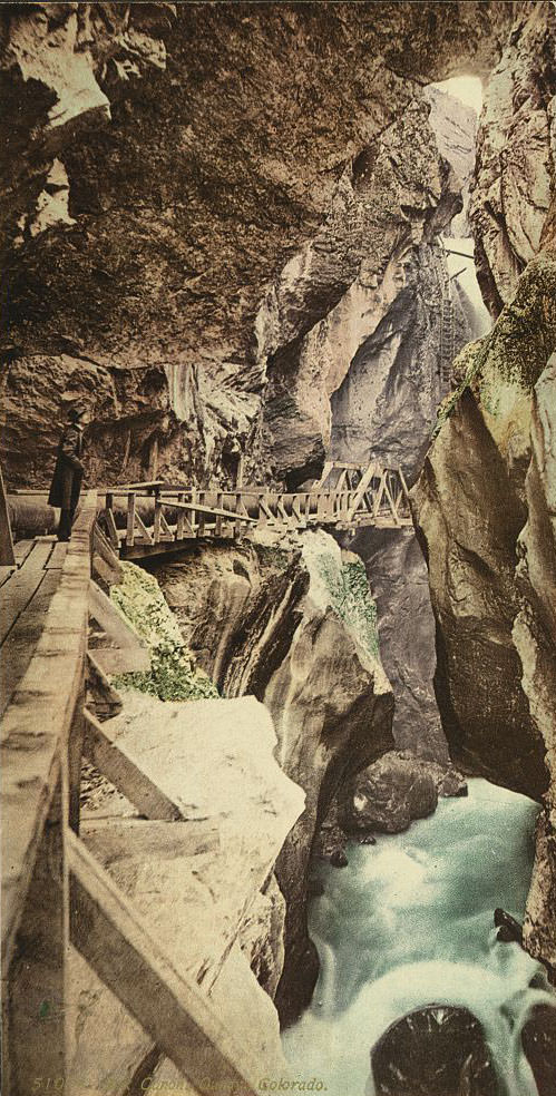 #27 Box Canon [Cañon], Ouray, 1890s