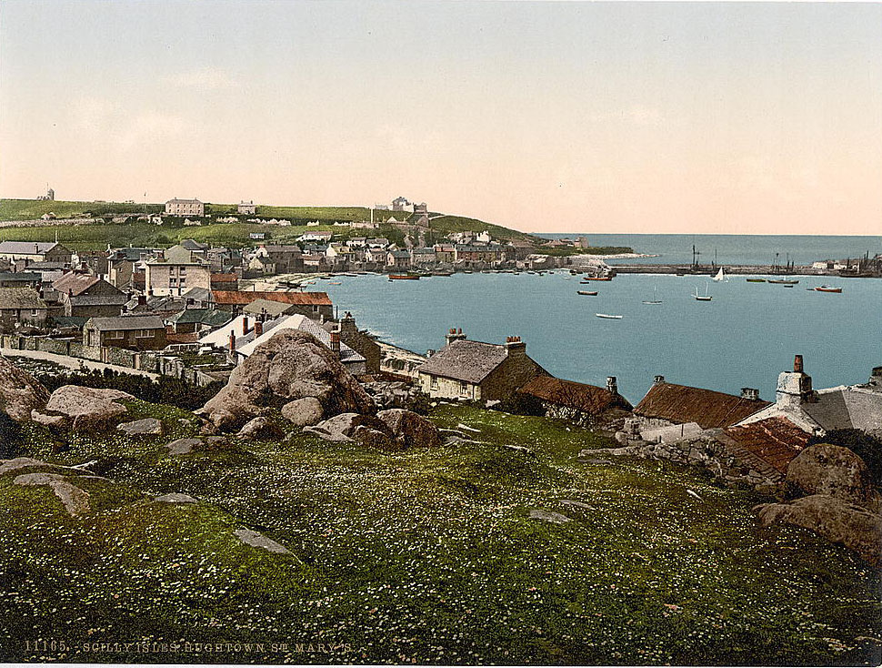#41 Isles of Scilly, Hughtown, from Garrison