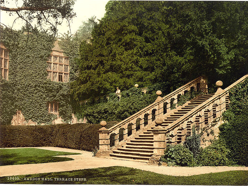 #28 Haddon Hall, the terrace steps