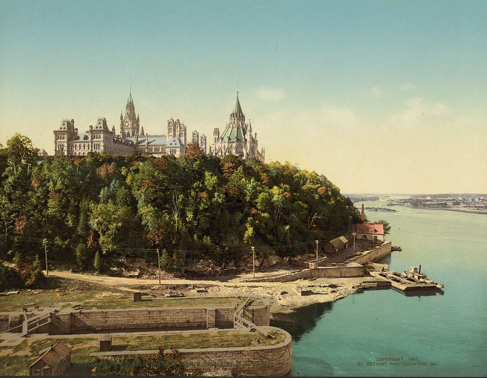 #7 Parliament buildings from Major Hill Park, Ottawa
