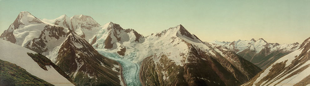 #30 Mt. Fox and Mt. Dawson from Asulkan Pass, Selkirk Mountains