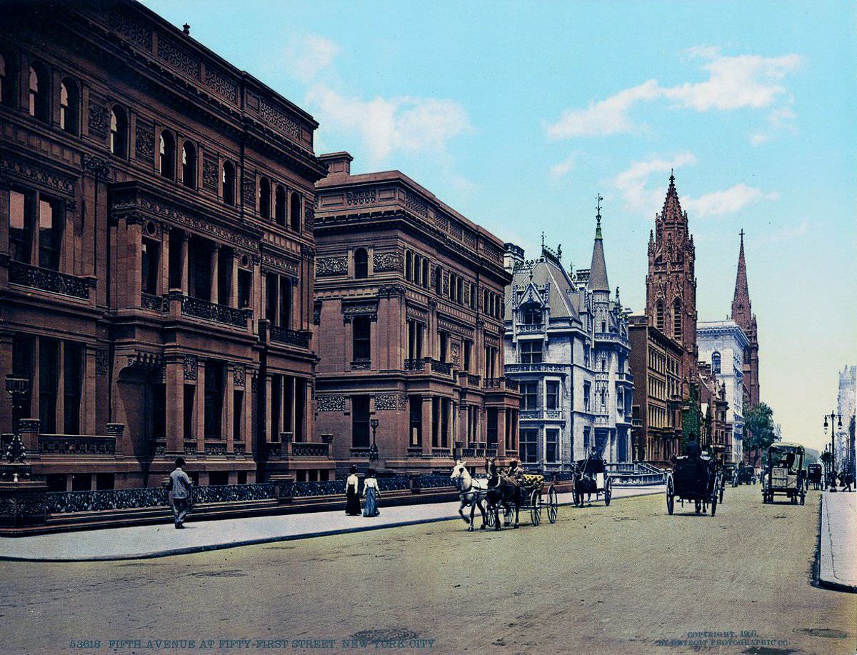 #5 Fifth Avenue at 51st Street, 1900