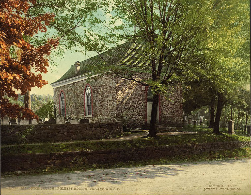 #50 Old Dutch church in Sleepy Hollow, Tarrytown, 1904