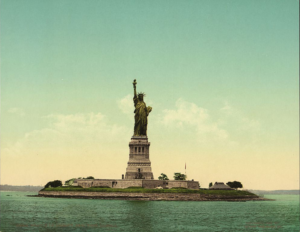 #14 Statue of Liberty, New York Harbor.1905