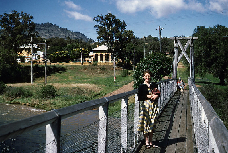 #29 Footbridge over Page River at Murrurundi, New South Wales, October 1954