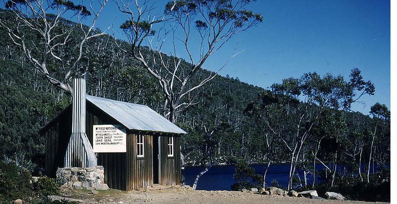 #33 Lake Dobson Hut in Mt Field National Park, Tasmania, 1954