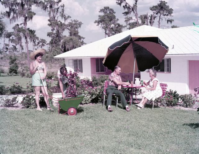 #26 Advertisement shot for homes in Winter Haven, June 1952