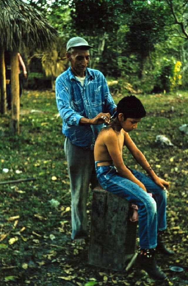 #13 Barber at Big Cypress Seminole Indian Reservation, circa 1958