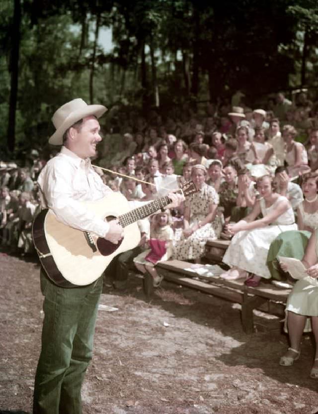 #42 Guitarist performing at the Florida Folk Festival- White Springs, circa 1958