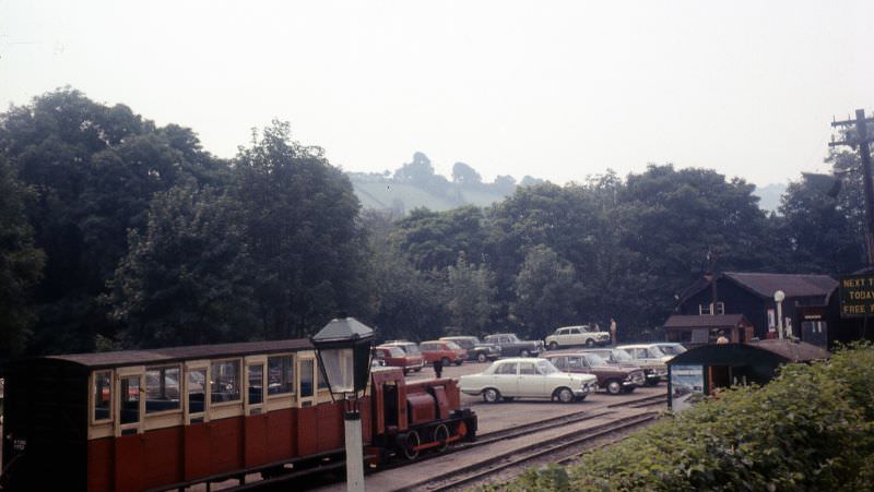 #26 Llanfair Caereinion station, Welshpool & Llanfair Railway, 1973