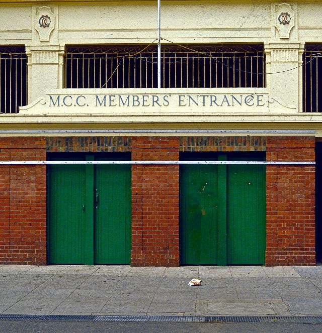 #3 MCC. Members Entrance, Melbourne