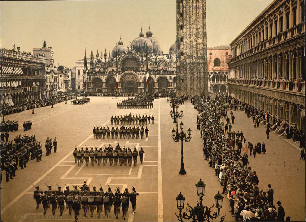 #25 Military review in St. Mark’s Place
