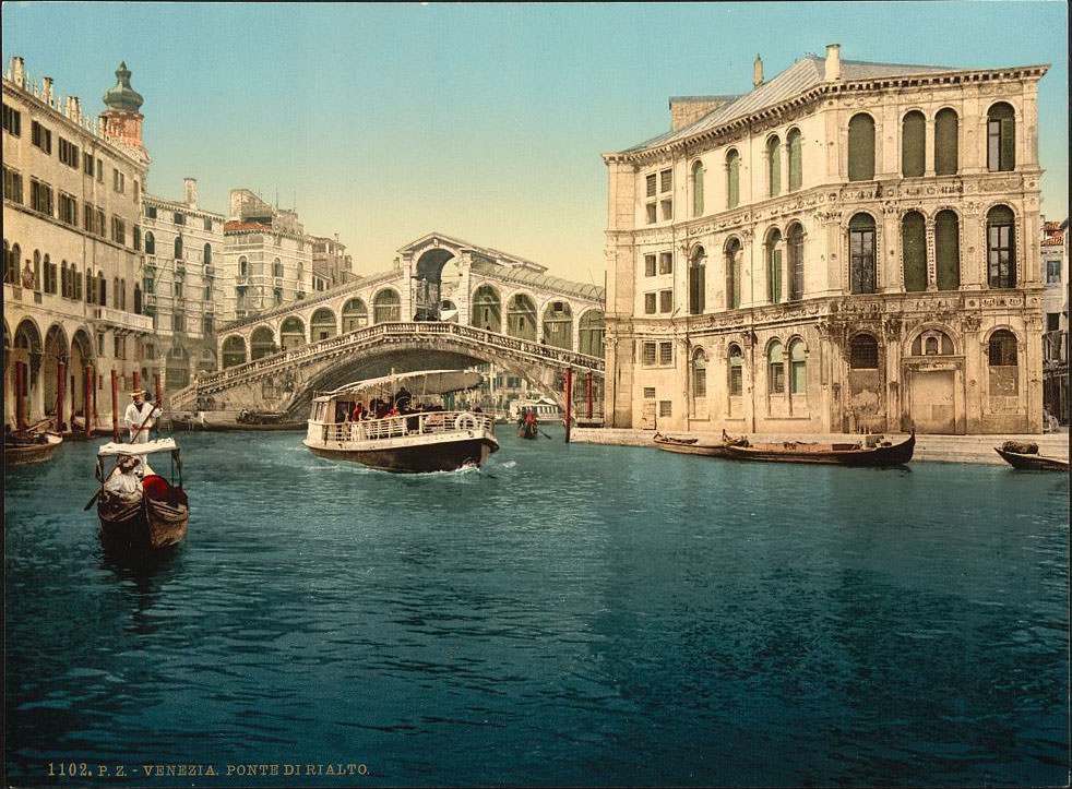 #33 The Grand Canal with the Rialto Bridge