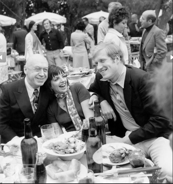 #19 Otto Preminger, Liza Minnelli, and Ken Howard enjoy a repast in between promoting “Tell Me That You Love Me, Junie Moon” at Cannes on May 12, 1970.