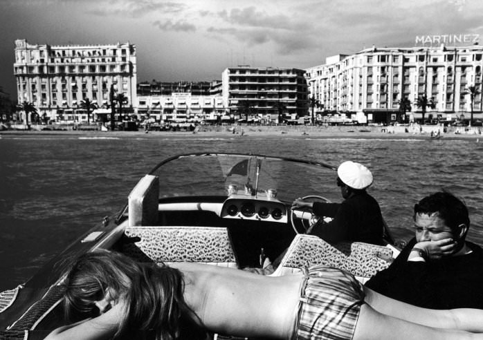 #54 A scene from Cannes during the International Film Festival, 1962.