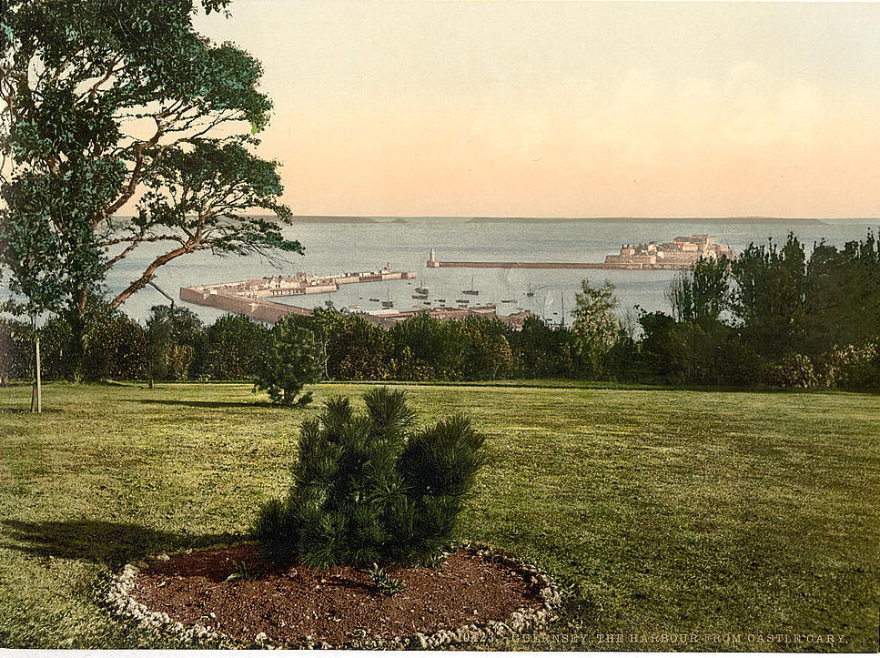 #2 The harbor from Castle Cary, Guernsey