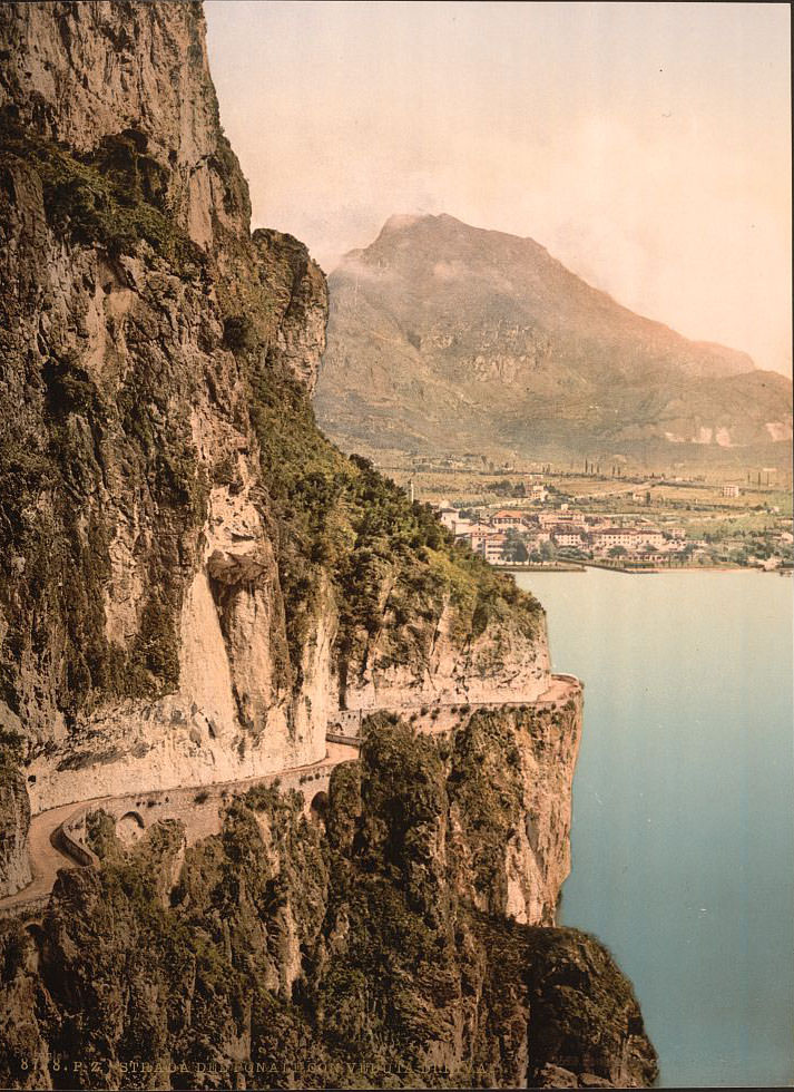 #22 Ponale Road and view of Riva, Lake Garda