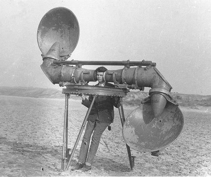 Before The Radars: These Giant Acoustic Horns Were Used To Detect Enemy Aircrafts Inventions
