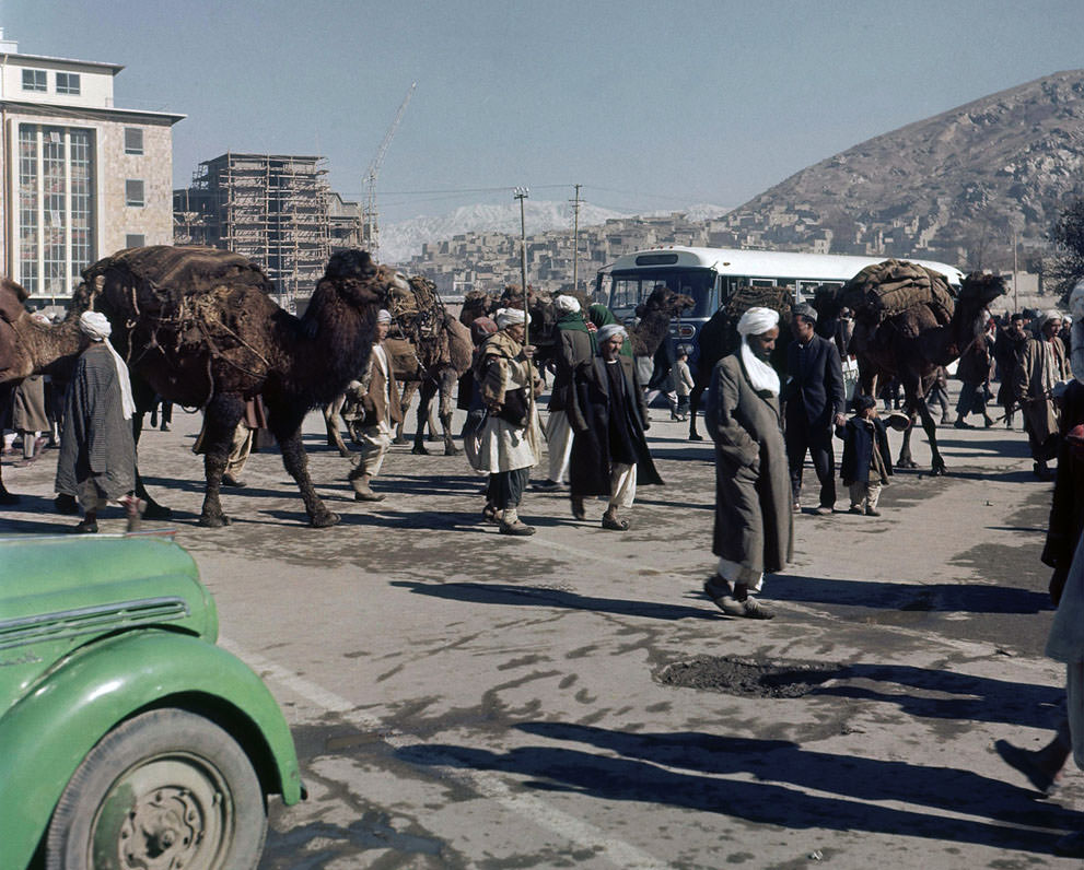#4 Street scene in Kabul, Afghanistan in November, 1961.