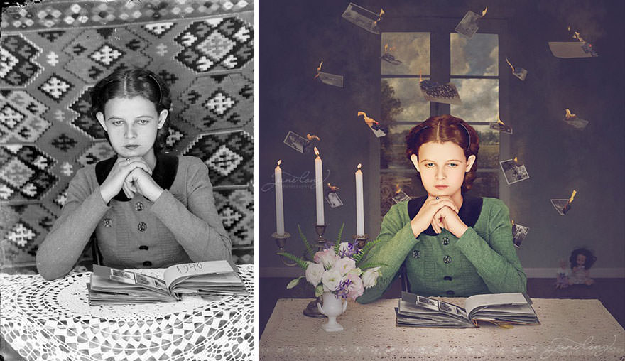 Photographer Recolor Historic Glass-Plate Photos With His Conceptual And Artistic Imagination Color