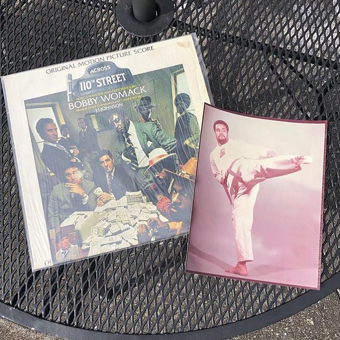 #37 Found this action photo kickin’ (in a copy of) ‘Across 110th Street’.