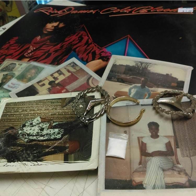 #5 Found a wide array of treats inside this Rick James LP.