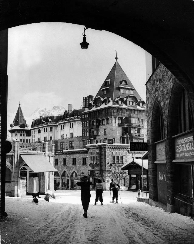 #3 The Palace Hotel in center of fashionable winter resort.