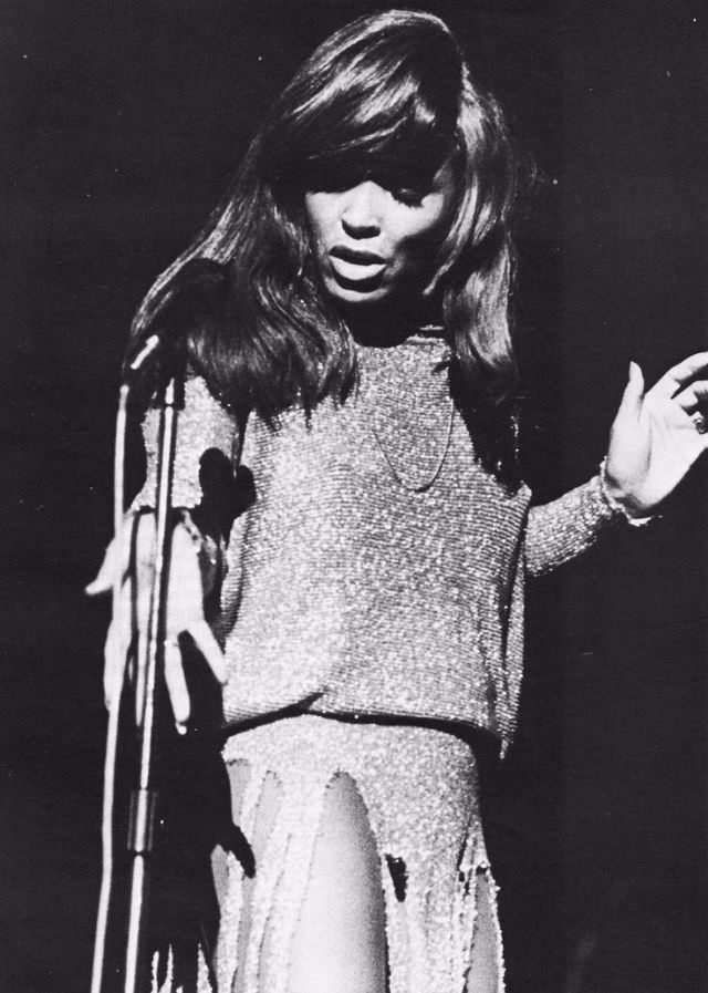 #39 Tina In Full Swing: Stunning Photos Showing Tina Turner Performing On The Stage #39 Music