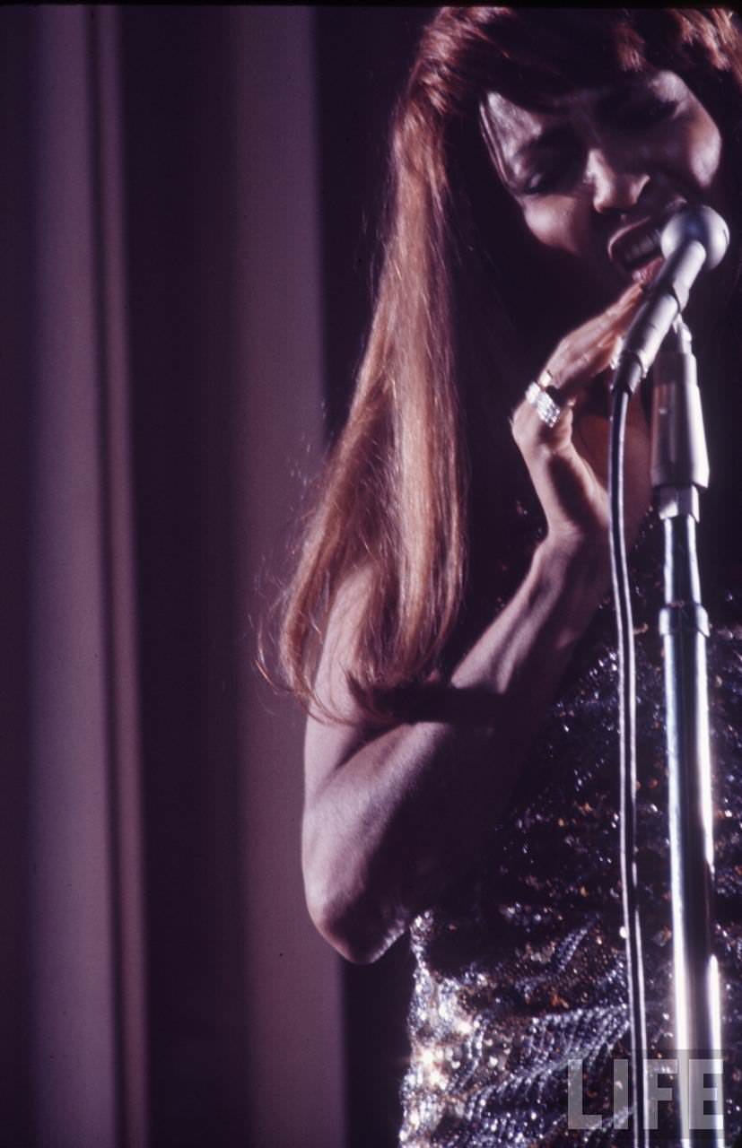 #23 Tina In Full Swing: Stunning Photos Showing Tina Turner Performing On The Stage #23 Music