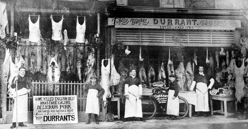 Butchers Shops Of Victorian Era: Photos Show Slaughtered Animals Hung Outside The Shops Weird