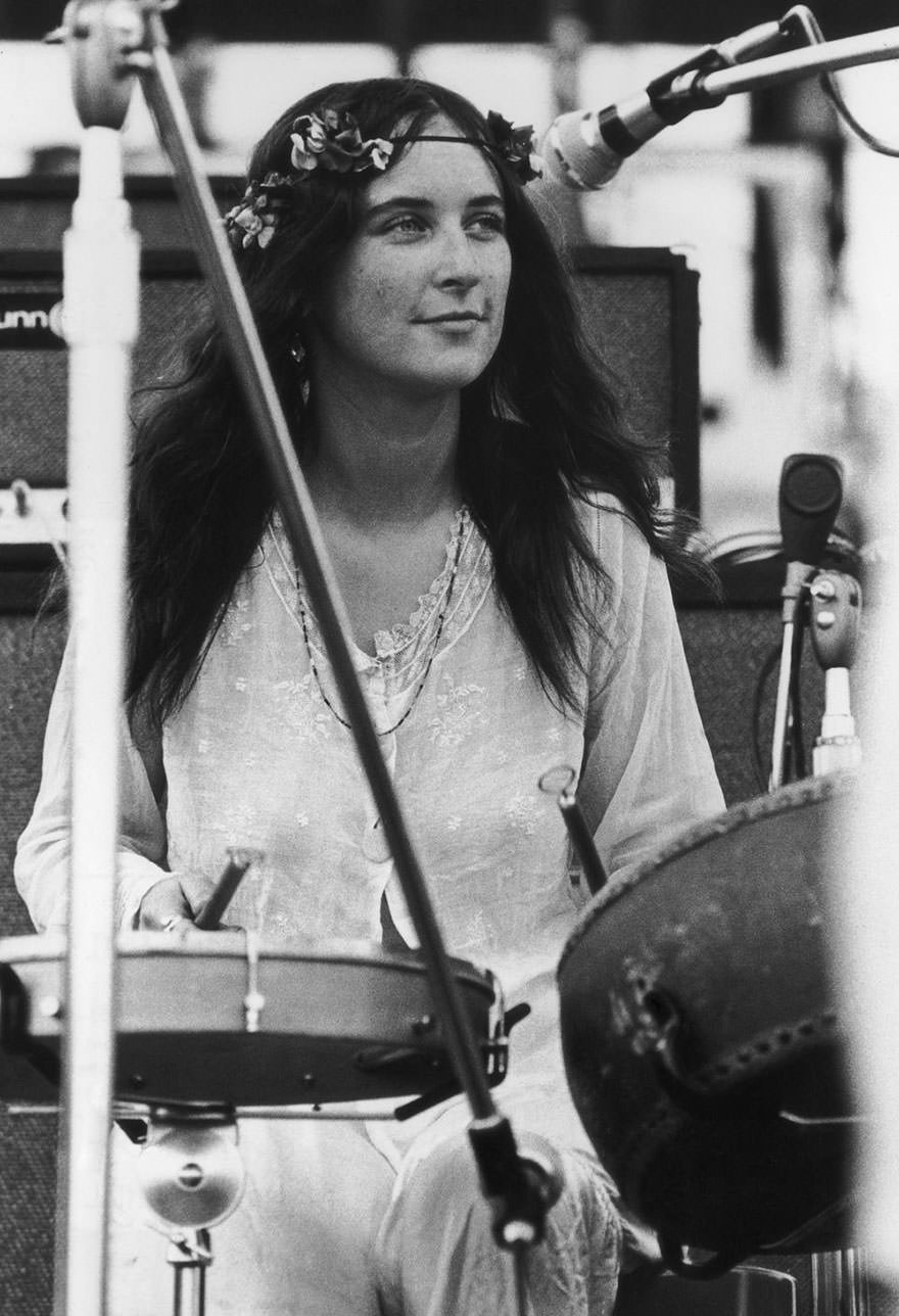 #27 Christina ‘licorice’ Mckechnie, Of English Pop Group The Incredible String Band, Performing At The Woodstock Music Festival