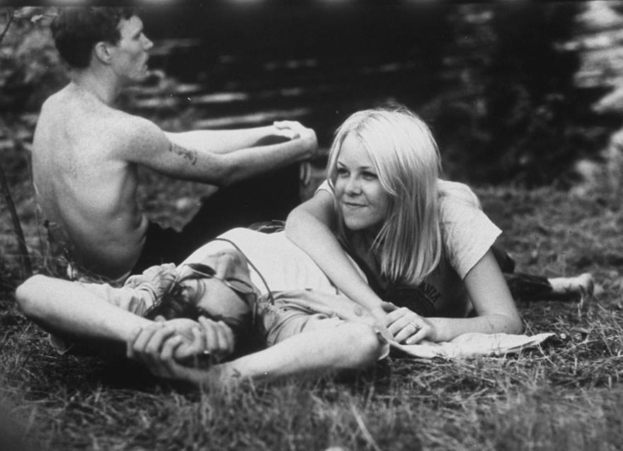 #8 Young Couple Relaxing During Woodstock Music Festival