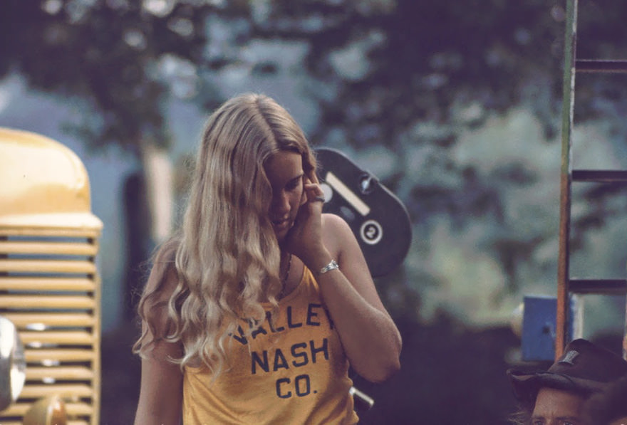 #41 Blonde-Haired Woman Dances To Music From Free Stage