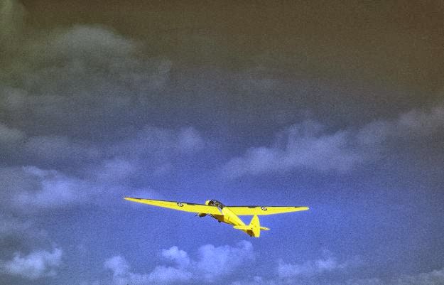 #148 Marine Corps glider in flight out of Parris Island, South Carolina, in May of 1942
