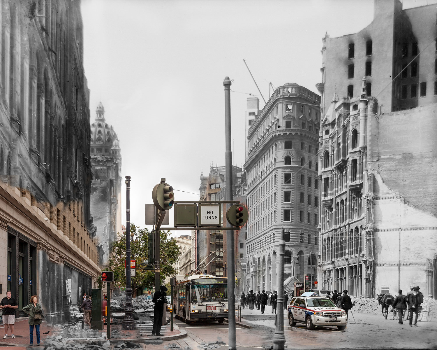 #60 Looking west on Market from New Montgomery St.