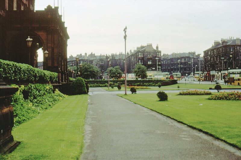 #17 Kelvingrove Art Gallery gardens, July 1967