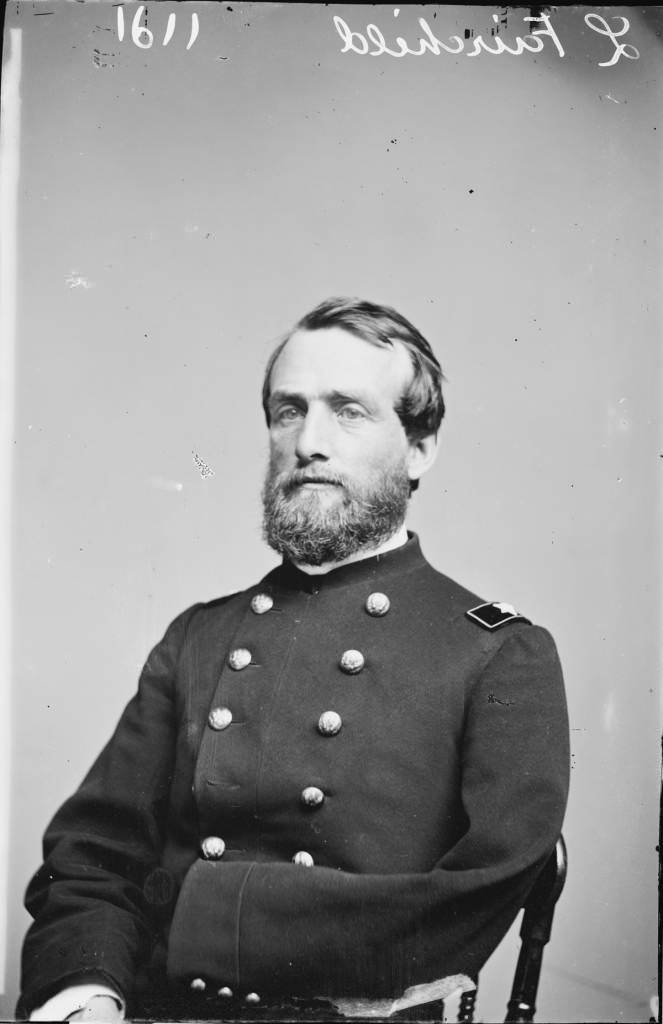 #17 Lucius Fairchild lost his left arm on the first day of the Battle of Gettysburg in 1863. He was elected Governor of Wisconsin in 1866.