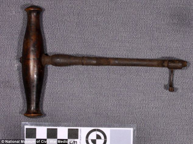 #42 This instrument is called a tooth key and was used for pulling teeth