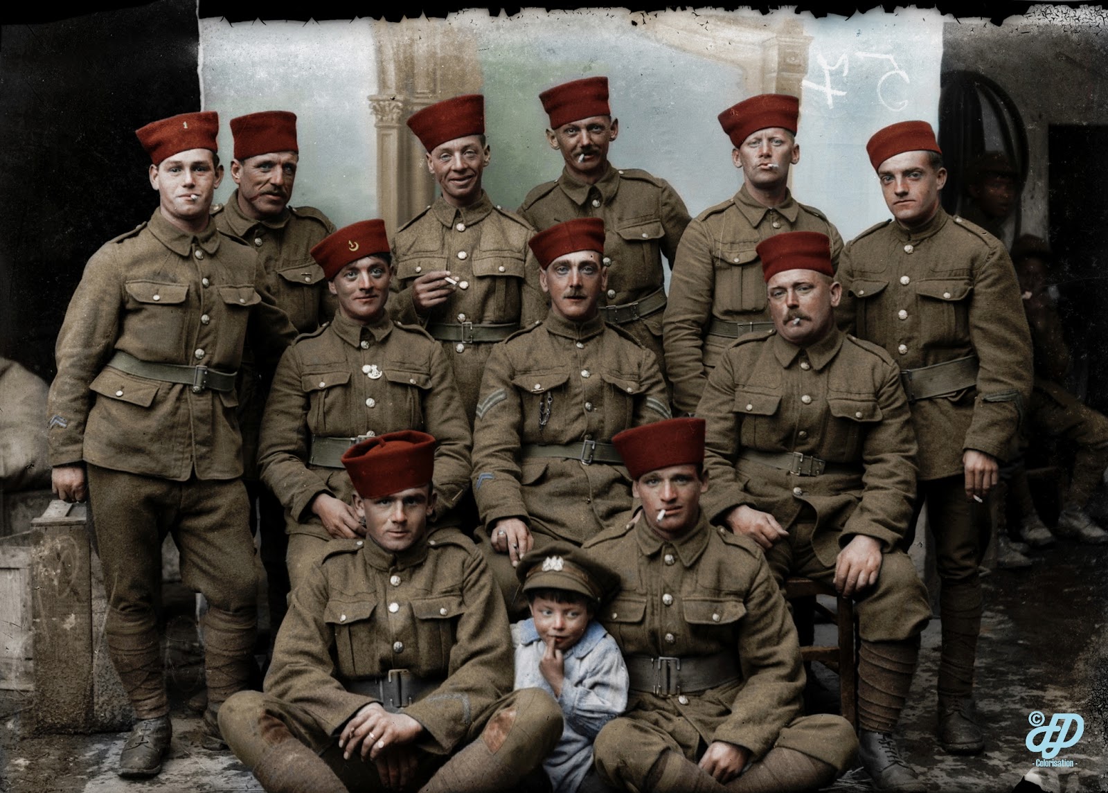 Stunning Colorized Photos Of British Soldiers Who Fought In The Battle Of The Somme Colorization