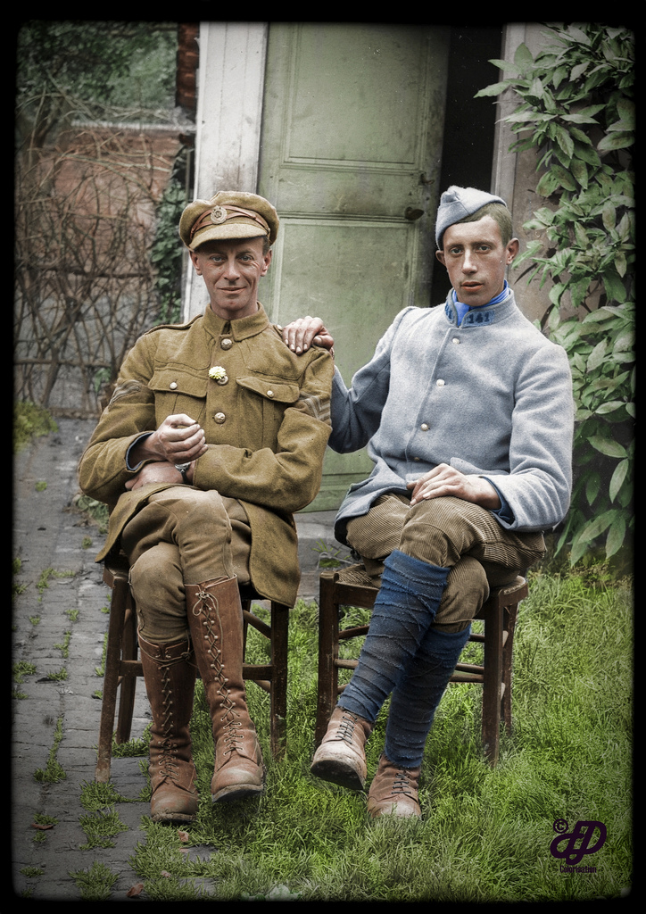 Stunning Colorized Photos Of British Soldiers Who Fought In The Battle Of The Somme Colorization