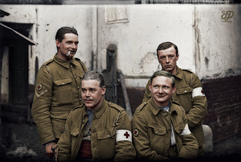 Stunning Colorized Photos Of British Soldiers Who Fought In The Battle Of The Somme Colorization