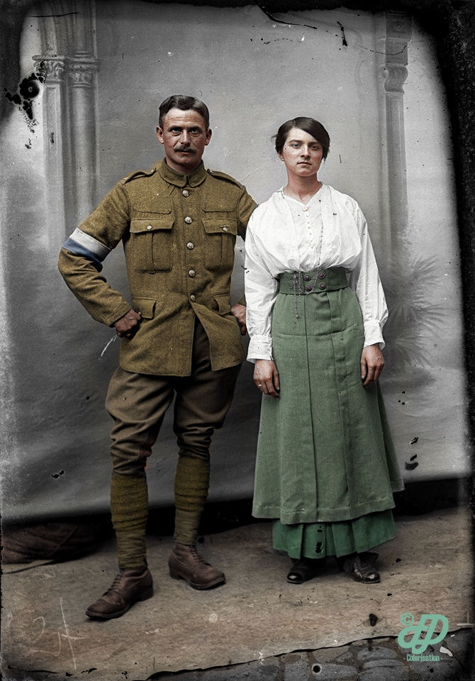 Stunning Colorized Photos Of British Soldiers Who Fought In The Battle Of The Somme Colorization