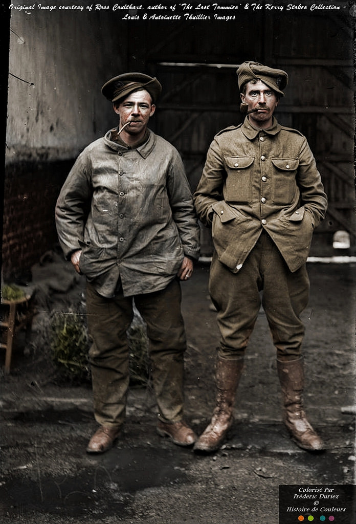 Stunning Colorized Photos Of British Soldiers Who Fought In The Battle Of The Somme Colorization