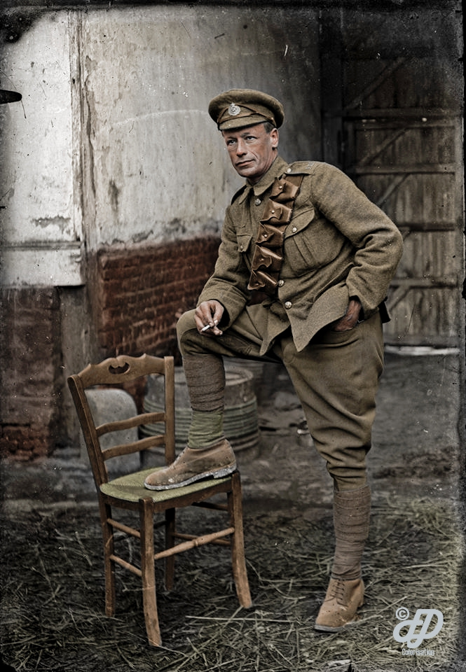 Stunning Colorized Photos Of British Soldiers Who Fought In The Battle Of The Somme Colorization